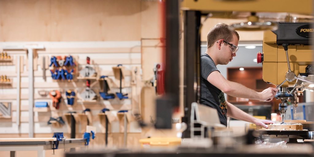 Wood shop at the University of Tennessee